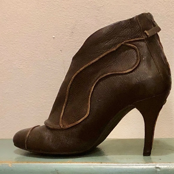 Fly London Stiletto Booties Brown EU40 US9 - 9 1/2 - Picture 5 of 10